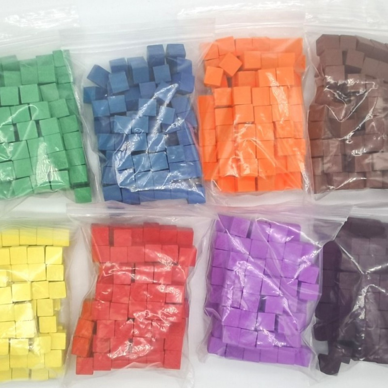 Board Game Bang - 100 unids/lote 10mm cubos de madera