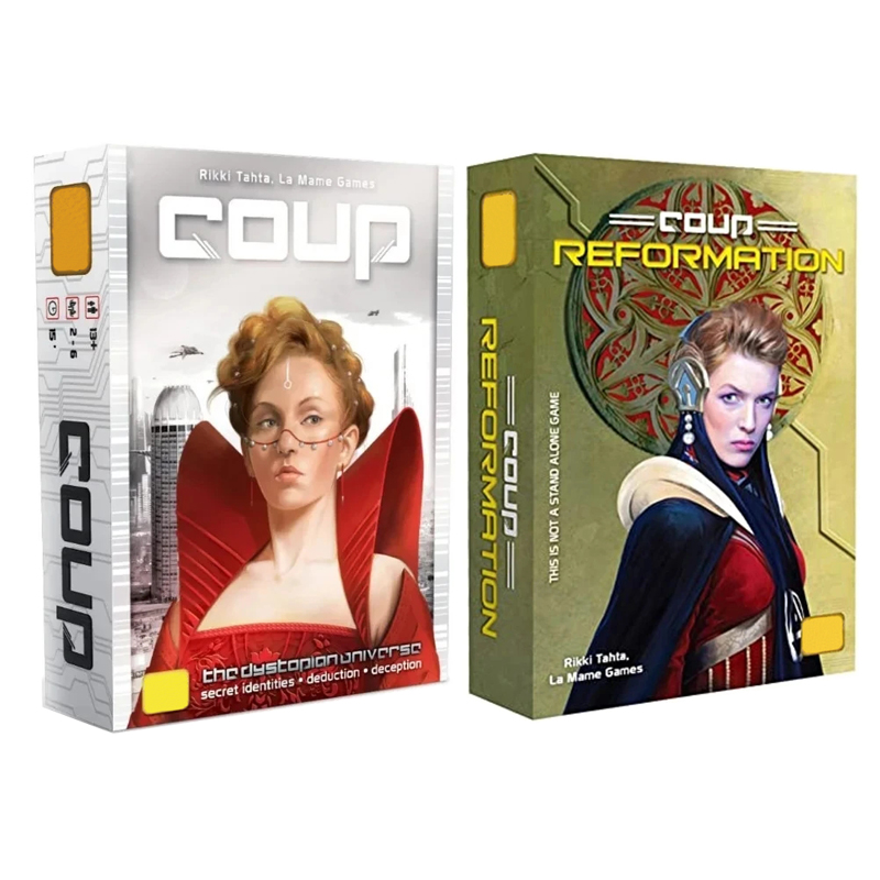 Board Game Bang - Nuevas tablas y cartas de Coup