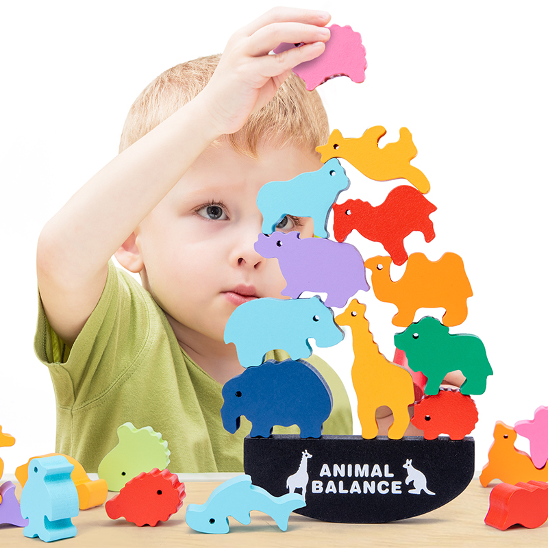 Board Game With Questions - Juego de Bloques de Equilibrio de