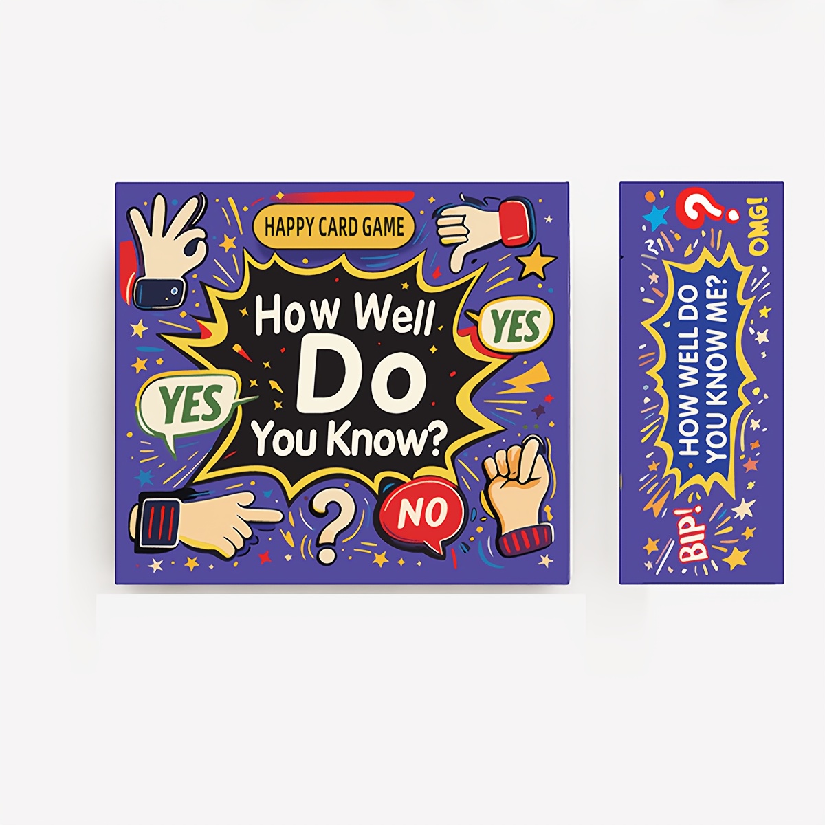 Board Game With Questions - Juego de Cartas con 50 Preguntas