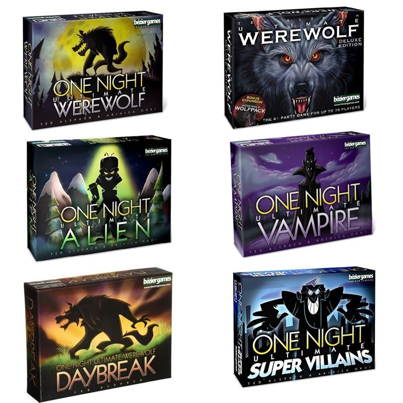 Board Game Werewolf - Juego de fiesta de una noche,