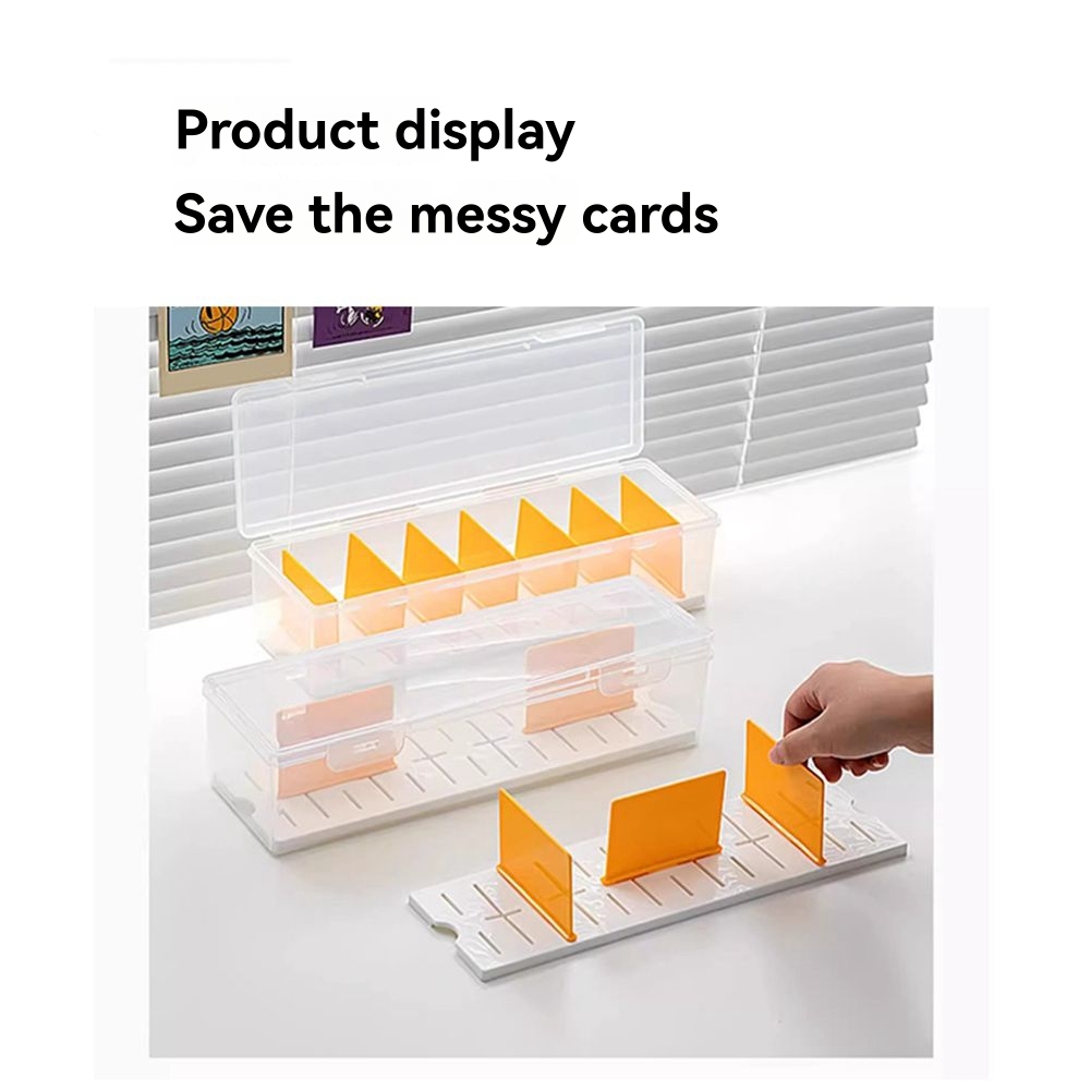 Game Storage Box - Caja Organizadora Compartimentada de Plástico Transparente