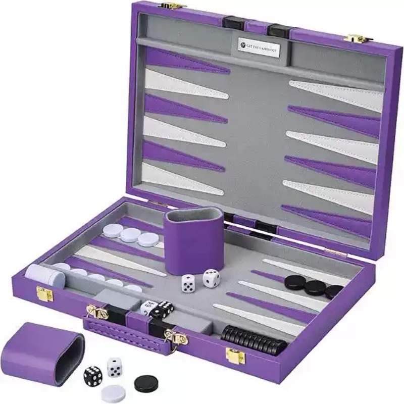 Game Storage Box - Caja de ajedrez de cuero PU