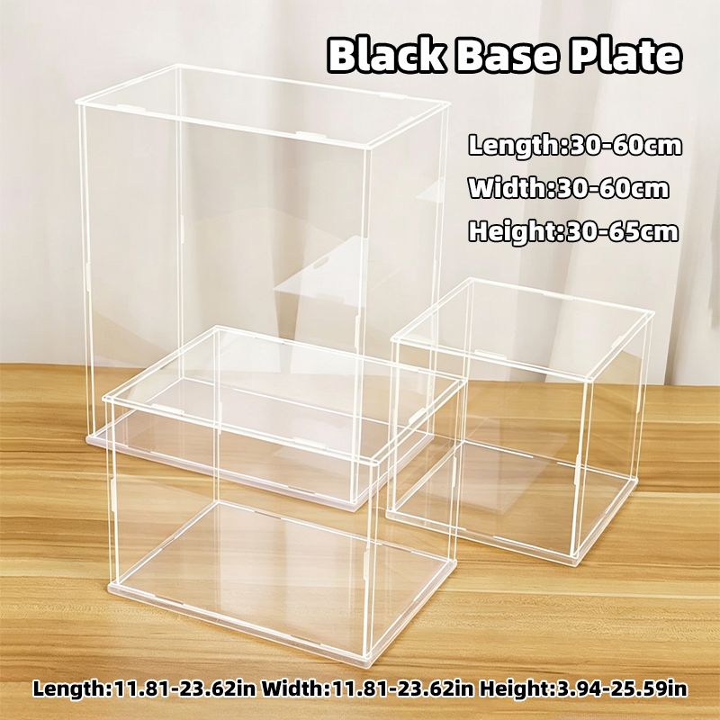 Game Storage Box - Vitrina de acrílico transparente ensamblada con