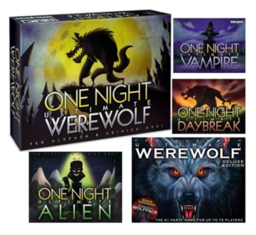Board Game Werewolf - Versión en inglés One Night Ultimate