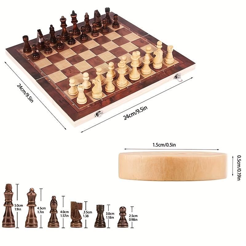 Tablero de ajedrez 3 en 1, tab - Board Game Vantage reseña y precio