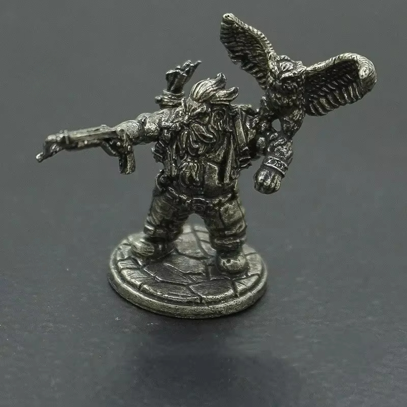 Estatua de guerrero enano en m - Board Game Vantage reseña y precio