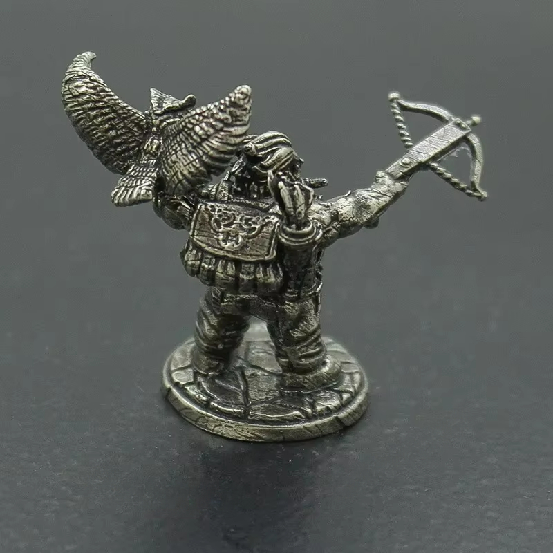 Estatua de guerrero enano en m - Board Game Vantage reseña y precio