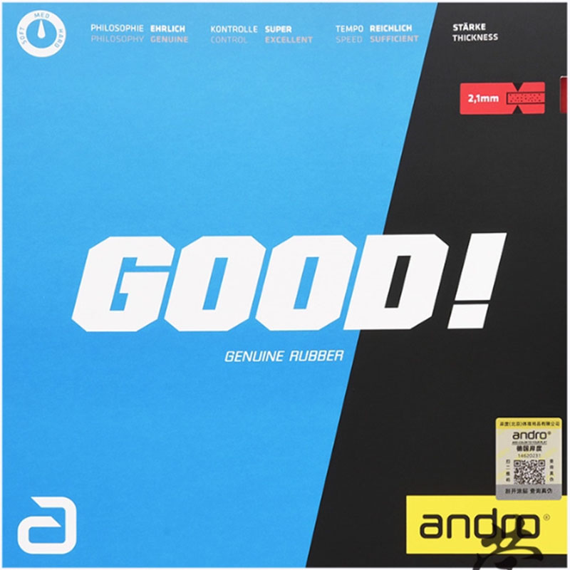 Goma de Tenis de Mesa Andro GO - Board Game Table reseña y precio