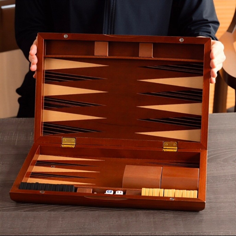 Juego de Backgammon de Madera  - Board Game Vantage reseña y precio