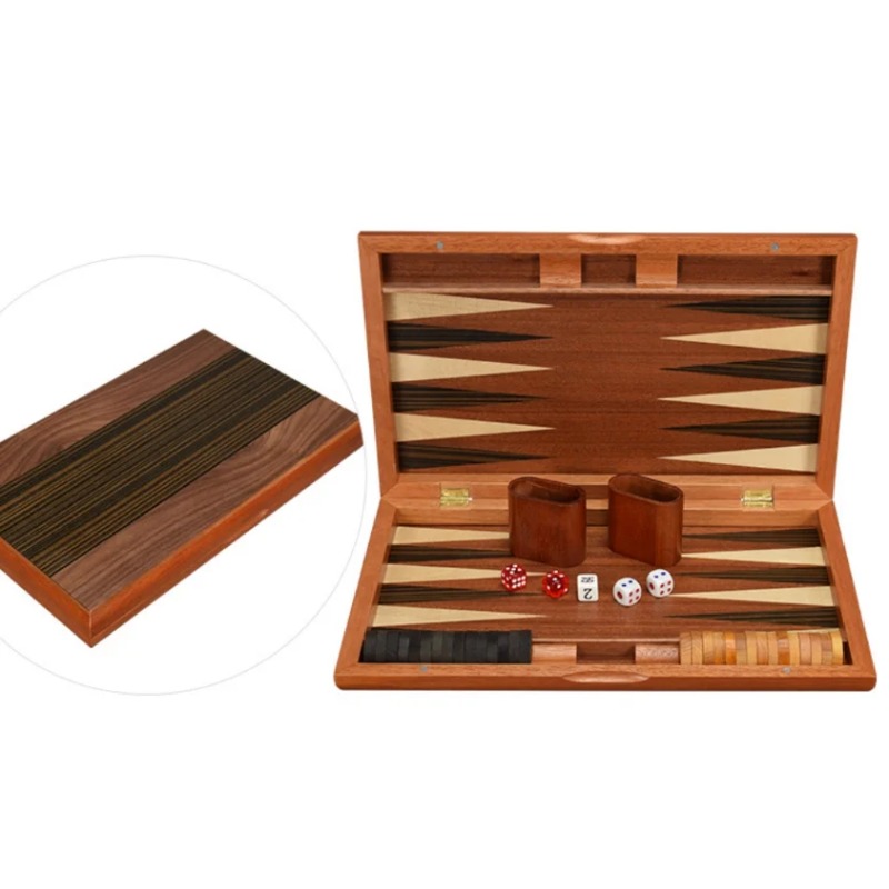 Backgammon de madera de alta c - Board Game Vantage reseña y precio