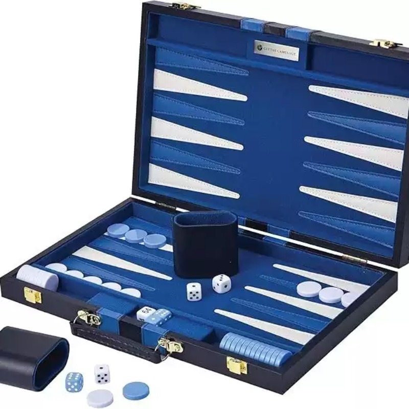 Caja de ajedrez de cuero PU de - Game Storage Box reseña y precio